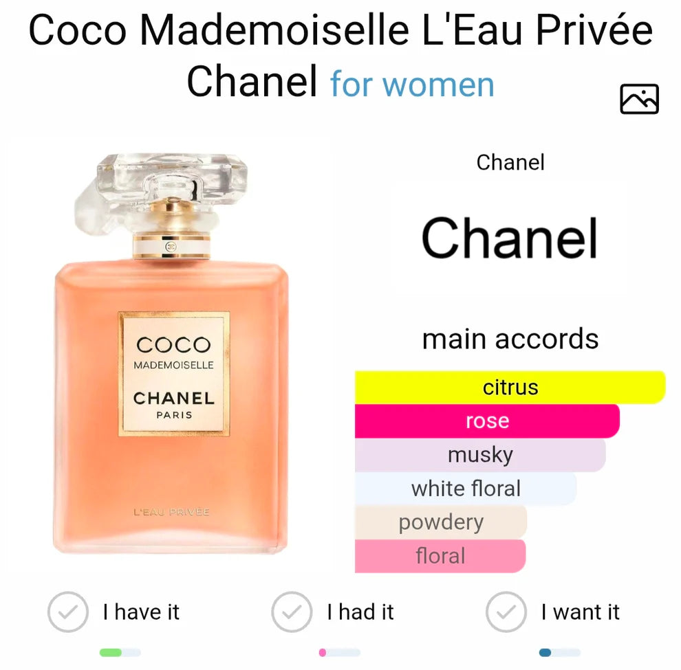 Chanel Coco Mademoiselle L'Eau Privee Eau Pour la Nuit Spray (AURA)