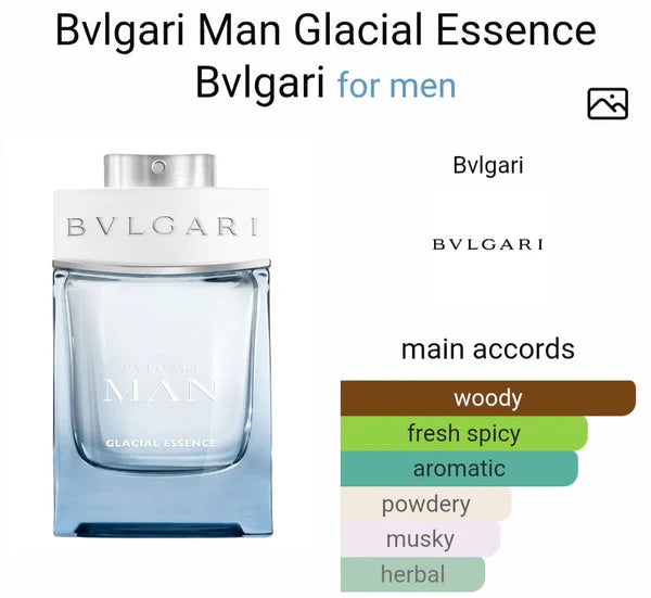 BVLLGARI Men Glacial Essence Eau De Parfum (AURA)